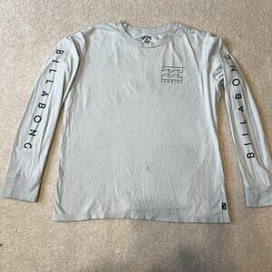 Billabong Florida Long Sleeve Tee - Light Blue Men's Size Medium - Florida Flag